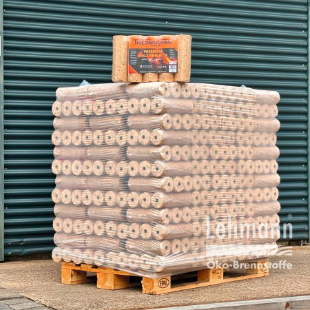 Deutsche Premium Nadelholzbriketts mit Zugloch 960 kg