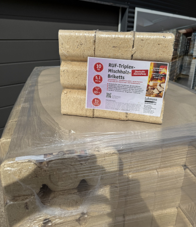 RUF Triplex Mischholzbriketts 960 Kg Deutsche Herstellung