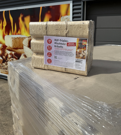RUF Triplex Mischholzbriketts 960 Kg Deutsche Herstellung